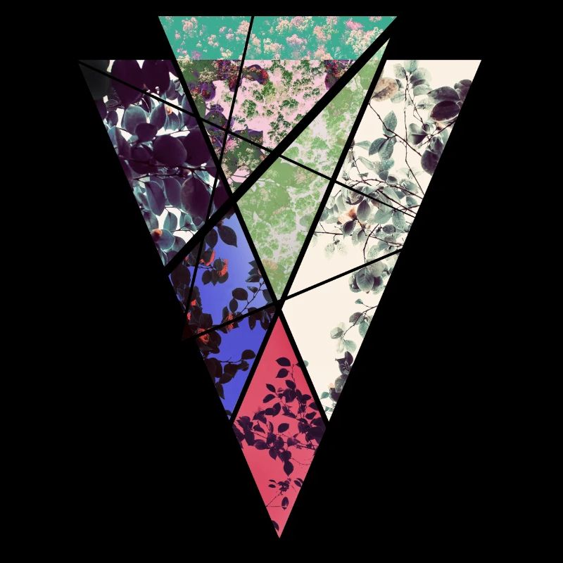 TRI_1 - triangle, ornament, vintage, spring, cool