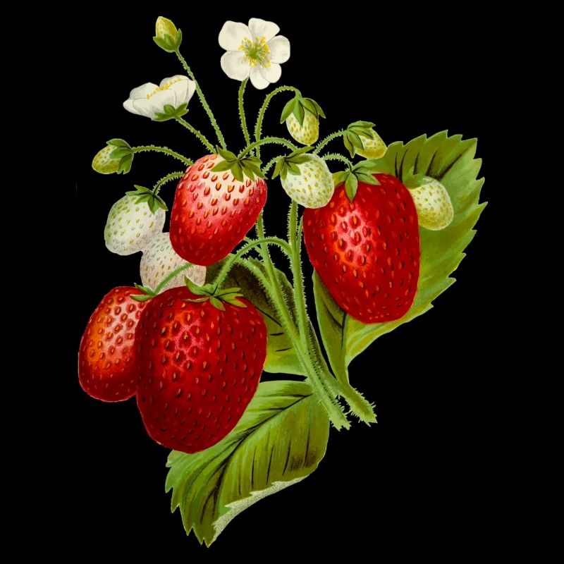 Erdbeeren Illustration