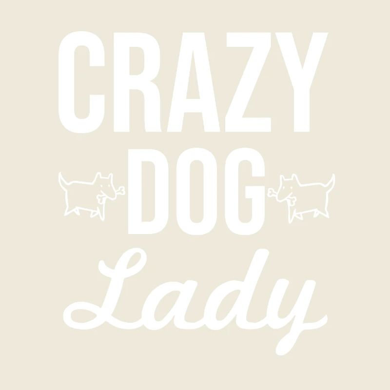 Dame de chien folle
