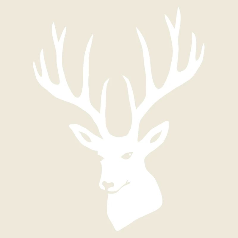 Hirschkopf Hirschgeweih Hirsch Rothirsch Geweih