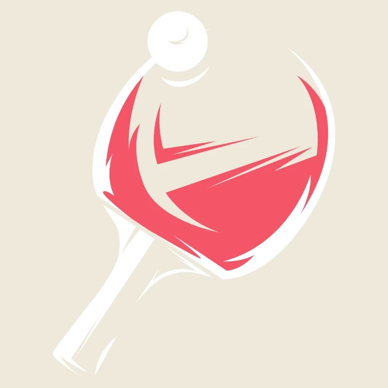 Table Tennis Racket Game Illustration Team
