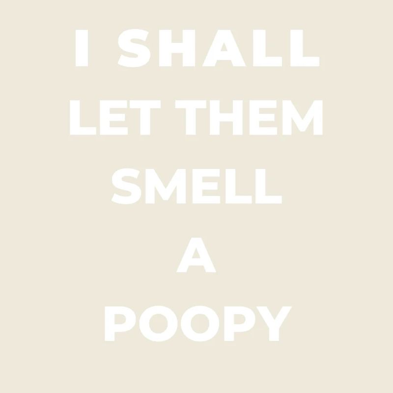 Ich bringe sie dazu, einen zu riechen Textdesign