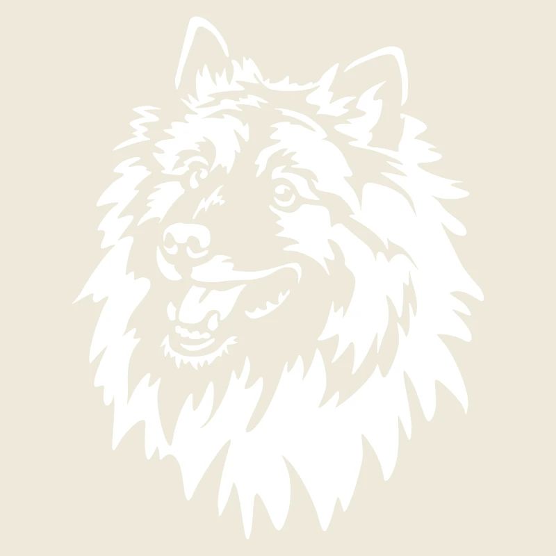 Wolfsspitz Kopf "Black Edition"