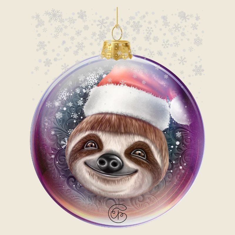 Chemise de Noël paresseuse Neige de Noël
