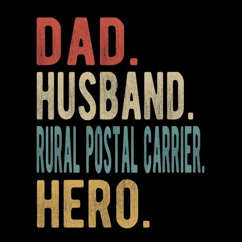 Ländlicher Postbote Papa Ehemann Held