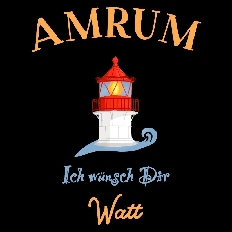 Amrum, Leuchtturm Norddorf, Ich wünsch Dir Watt