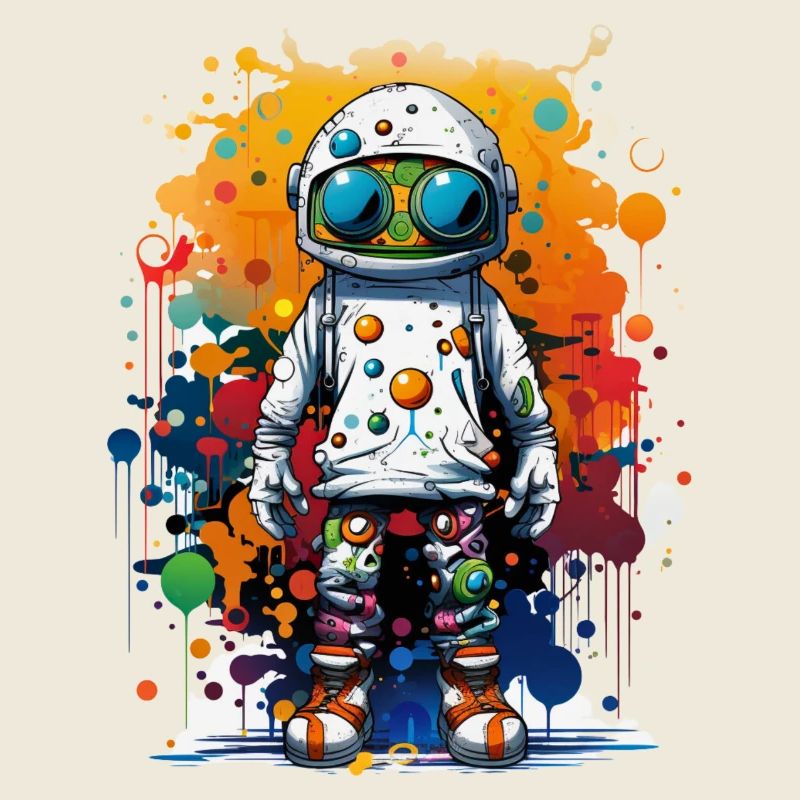 Galactic Artistry: Blast Off with Trendsetting.