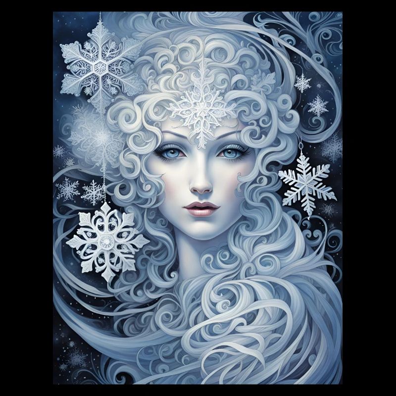 Starry is winter's wife
