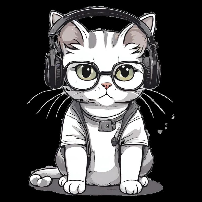 Cat with Glasses