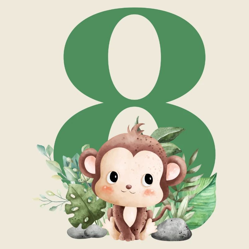 8th Birthday Monkey Safari
