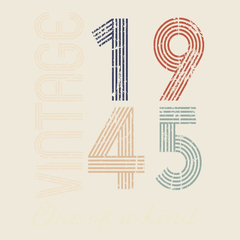 79. Geburtstag 1945 - Vintage Retro Geschenkidee