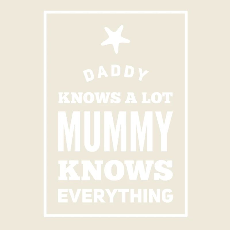 DADDY knows a lot MUMMY knows everything