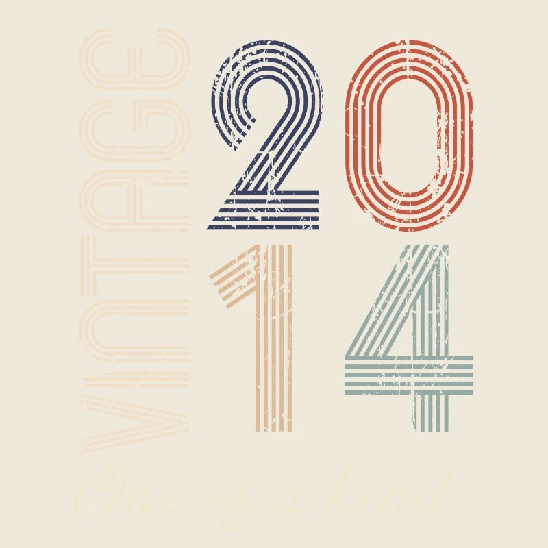 10e anniversaire 2014 - idée cadeau rétro Vintage