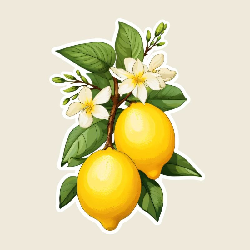 Citrons à la fleur