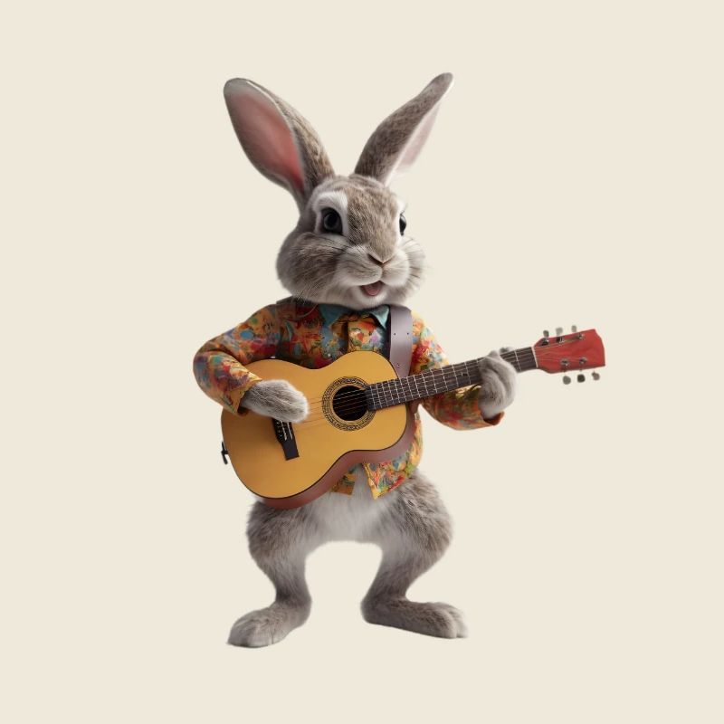 Rabbit Gitarre