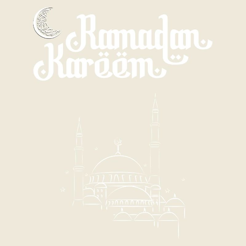 Ramadan Moubarak Mosquée Blanche