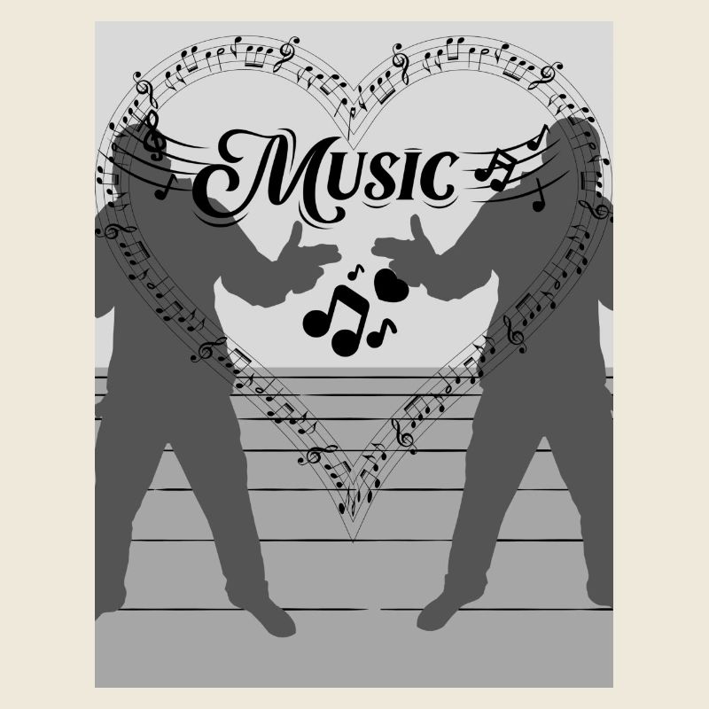 Liebe Zur Musik Herz