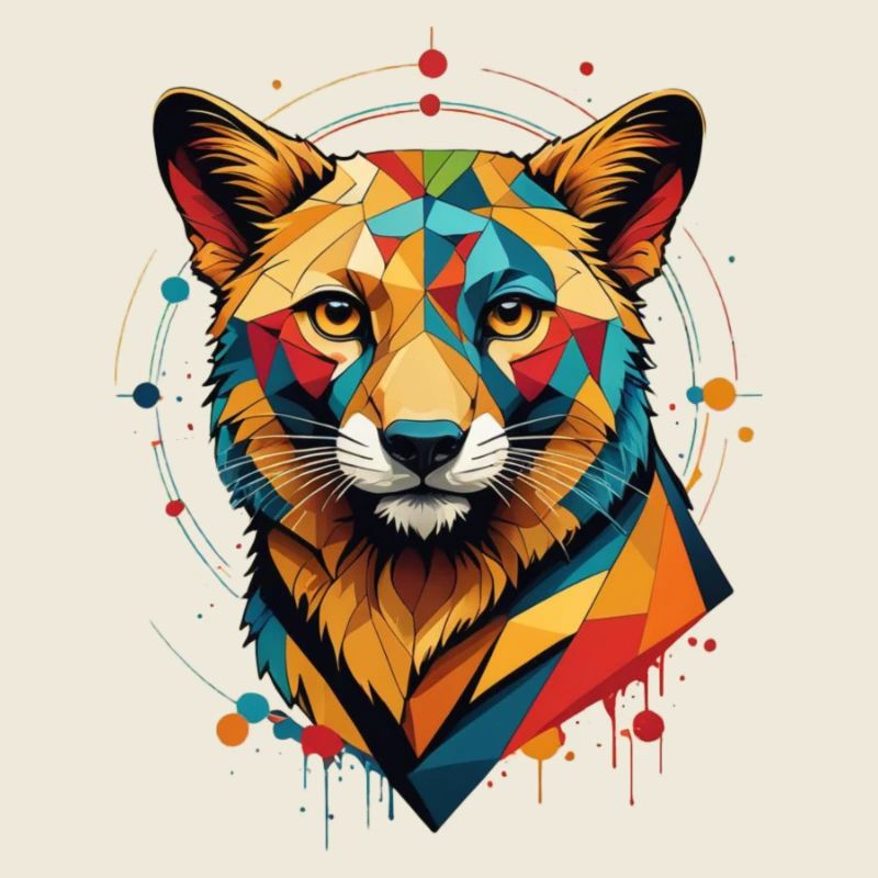 Animal abstrait