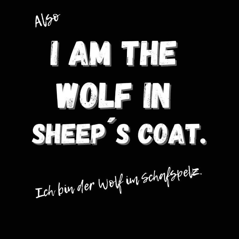 Ich bin der Wolf im Schafspelz