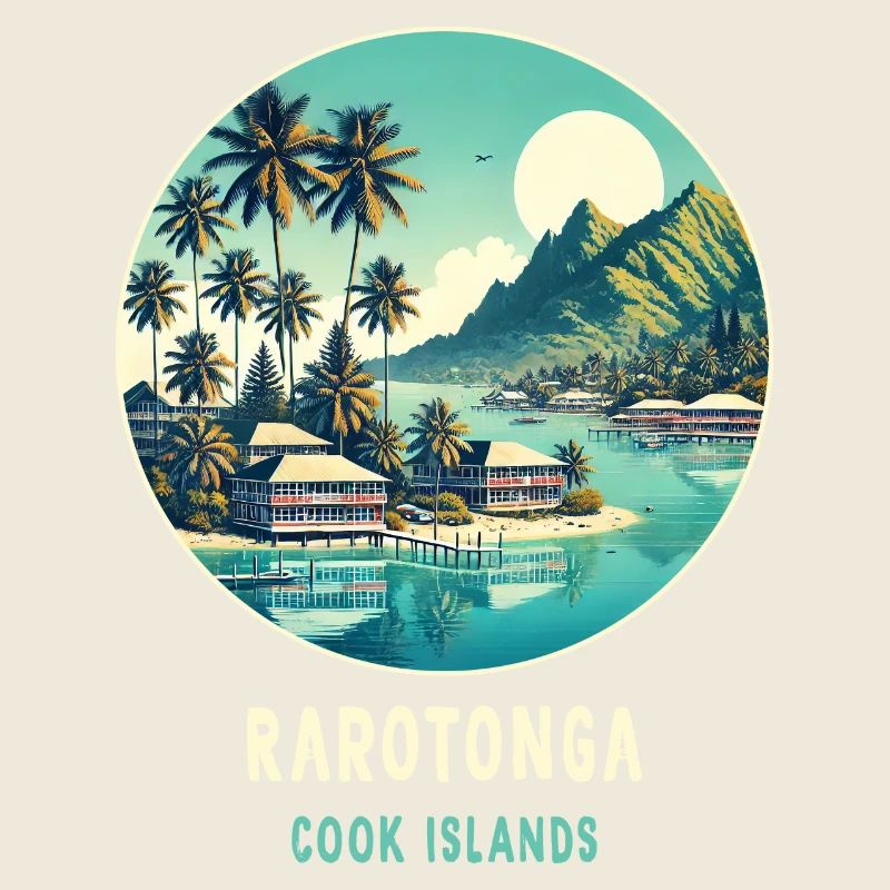 Palmiers de mer de Parotonga, Îles Cook