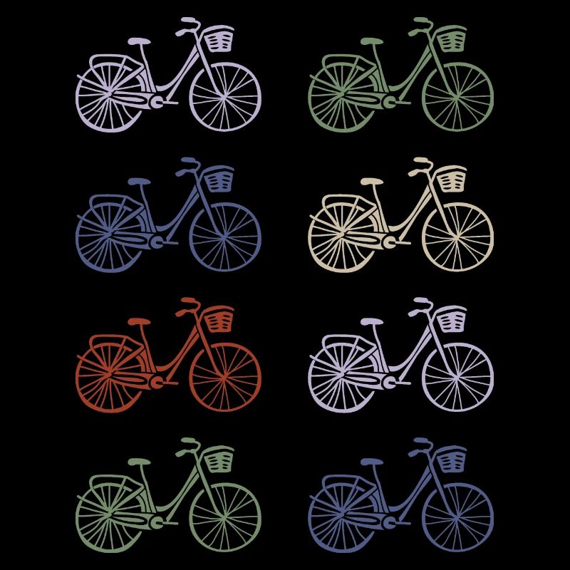 Fahrräder bunt