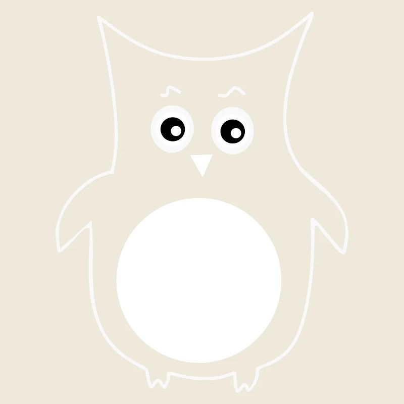 weiße Eule Vogel weiß