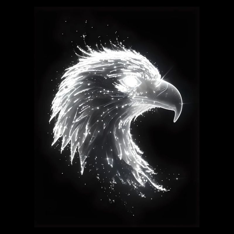 Cadeau Eagle Neon Glow