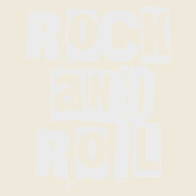 Rock'n'Roll Distressed und Bold Logo-Design