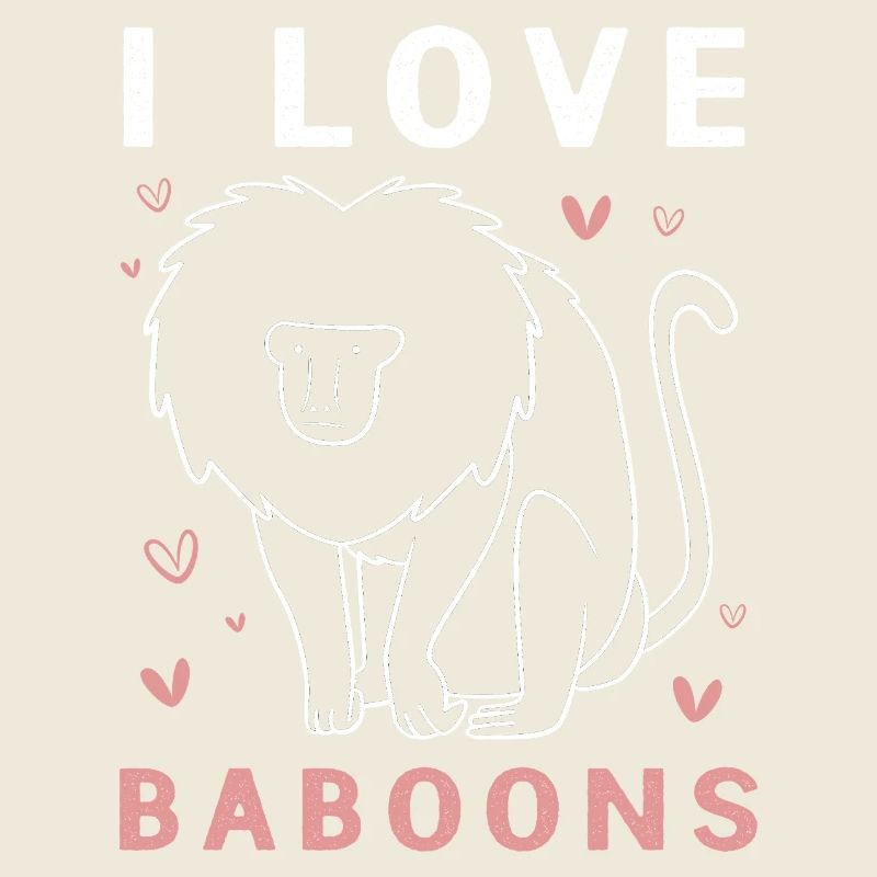 Pavian Primat Affe Affen Baboon