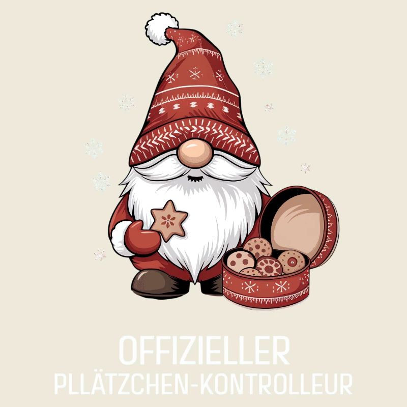 Nain de Noël avec des cookies