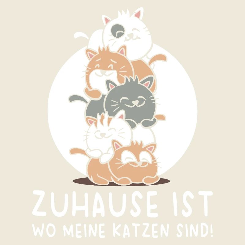 Katze Katzenhalter Katzen Spruch Geschenk 