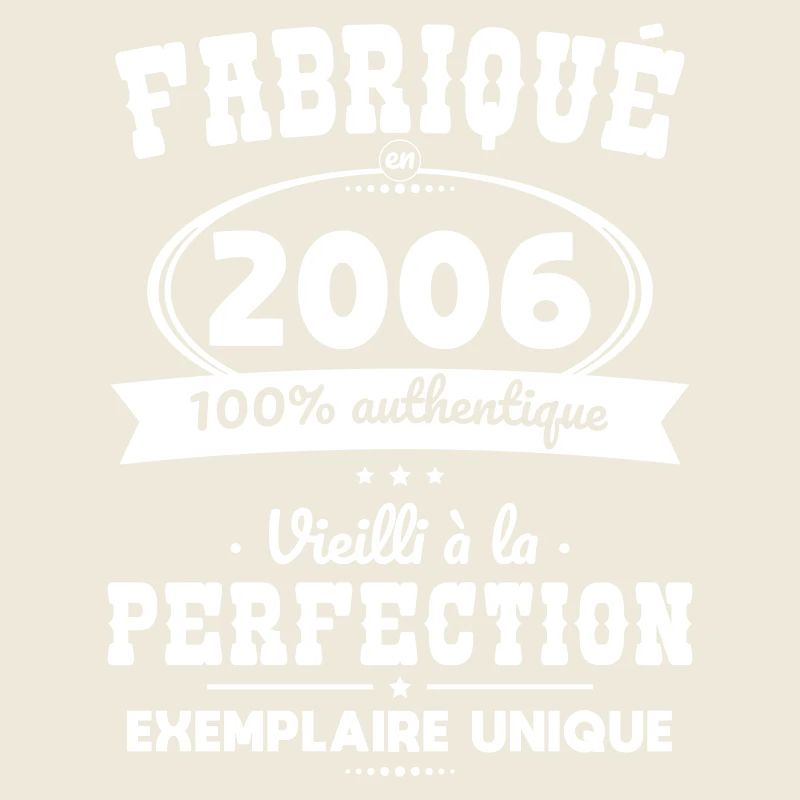 Fabriqué en 2006 – Vieilli à la perfection