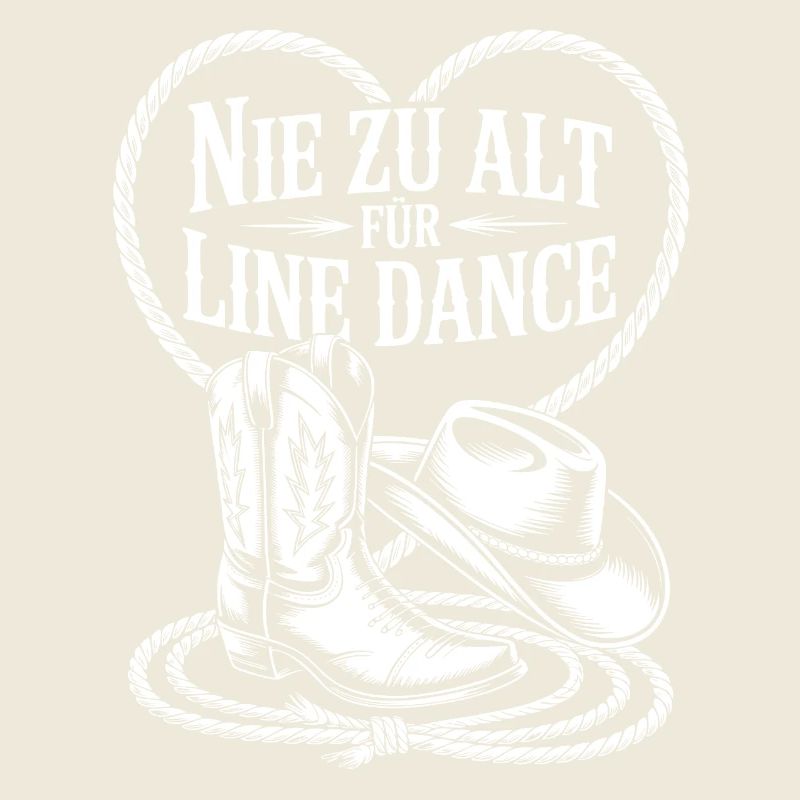 Never too old for line dancing heart