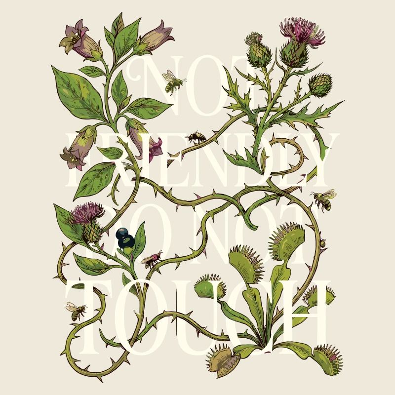 Fleur Pas amicale Drôle Sarcastique