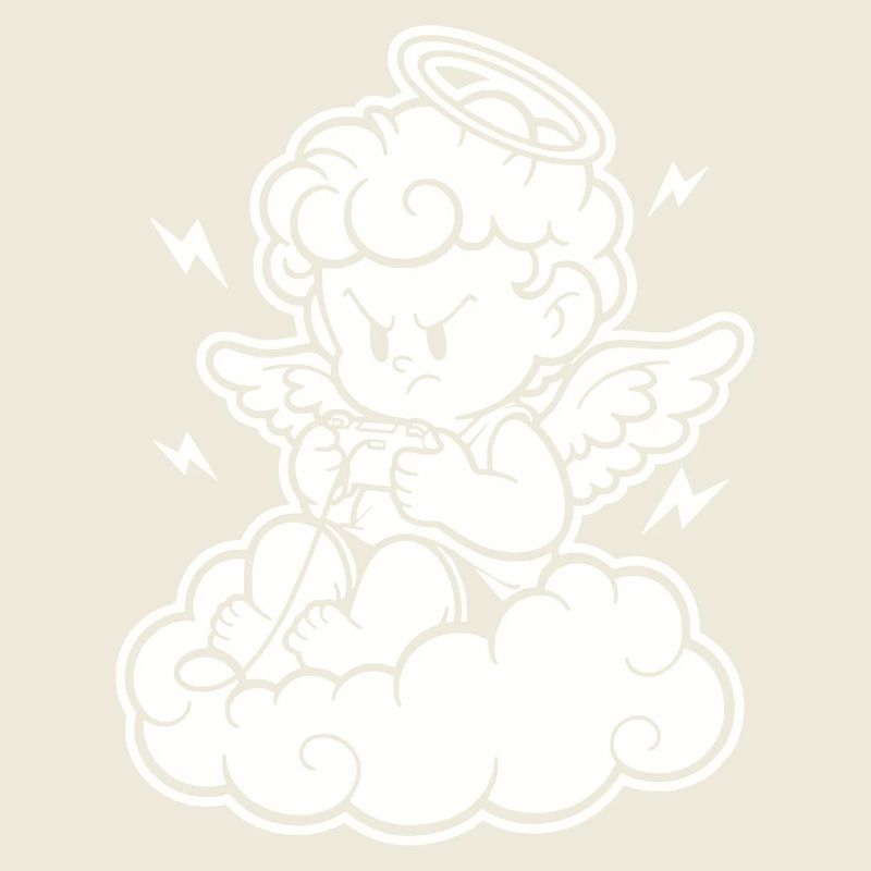 Rage Gaming Cherub – Wütender Engel zockt