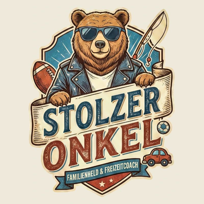Stolzer Onkel Bär – Freizeitheld