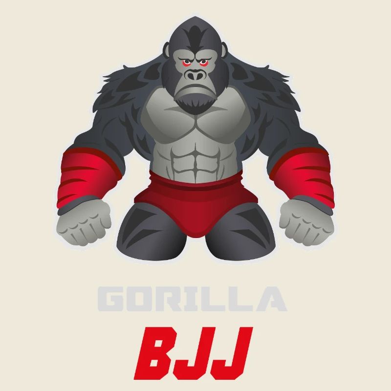 Conception de bêtes grappinantes de BJJ gorille