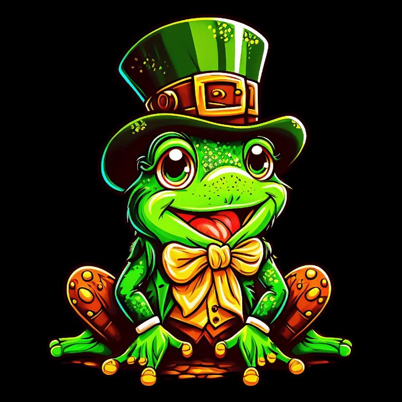 Magic Frog with St. Patrick's Day Cylinder