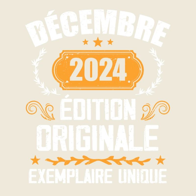 Anniversaire Cadeau Millésime Décembre 2024 - 202