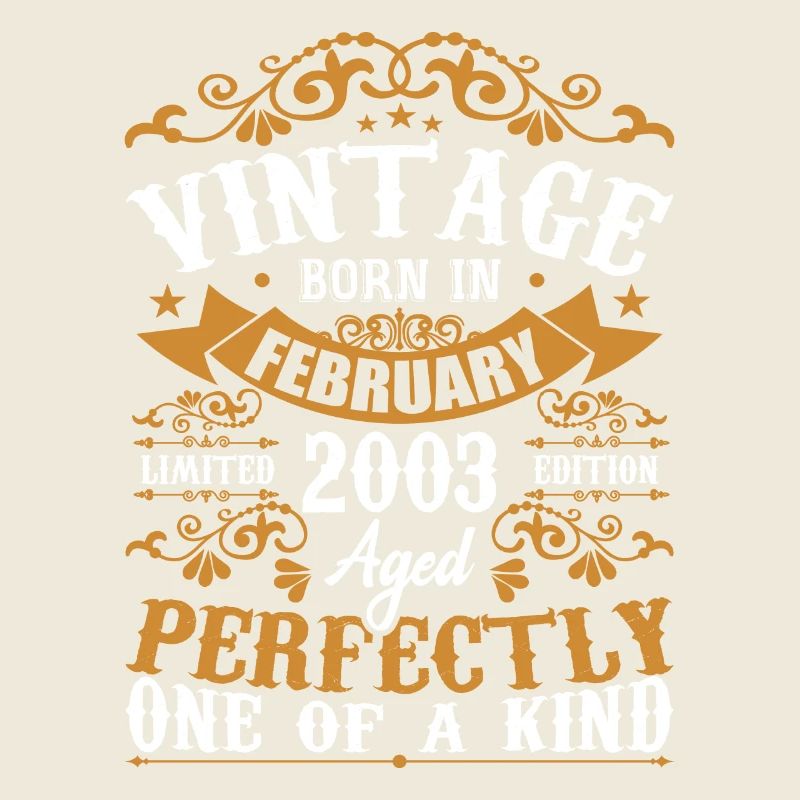 February 2003 Vintage 21st Birthday Gift