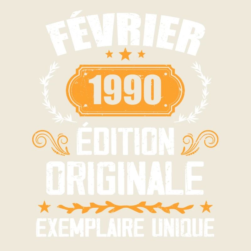 Cadeau 34e Anniversaire Nées En Février 1990