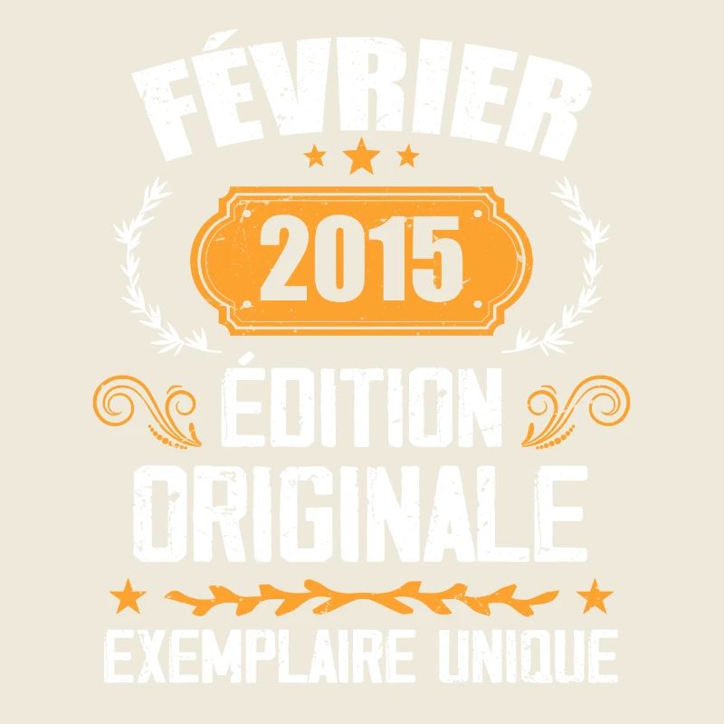 Cadeau 9e Anniversaire Nées En Février 2015