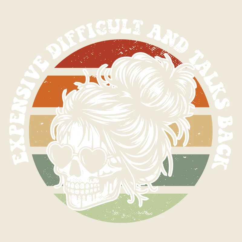 Skeleton Messy Bun Expensive Difficult And Talks