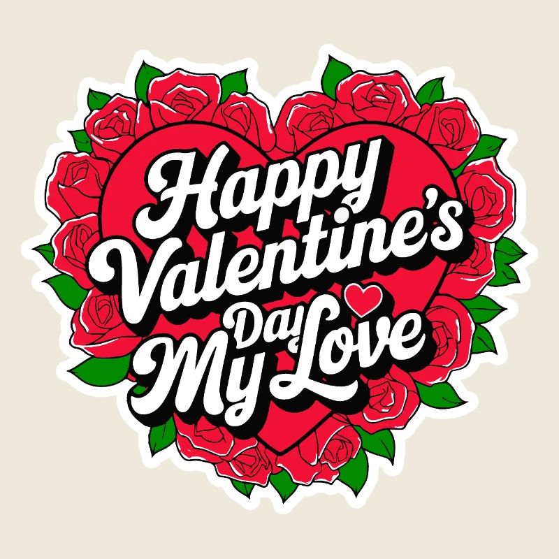 Joyeuse Saint Valentin mon amour cadeau pour elle