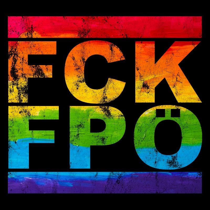 FCK FPÖ - Zeichen setzen gegen Rechts (vintage)