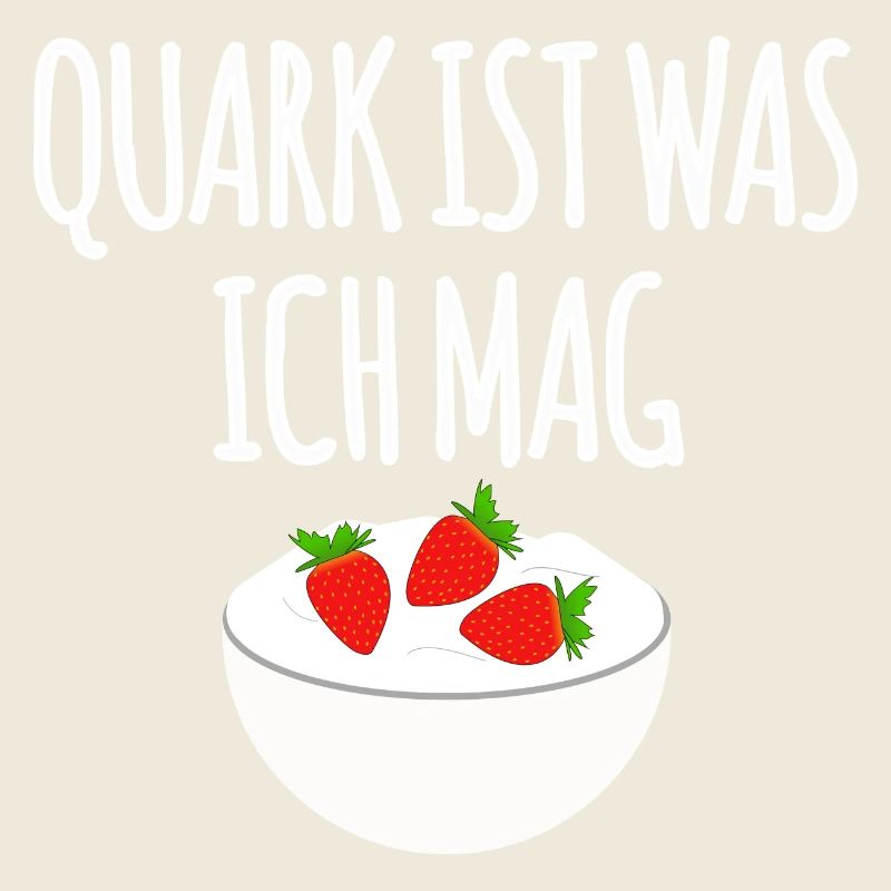 Quark mit Erdbeeren