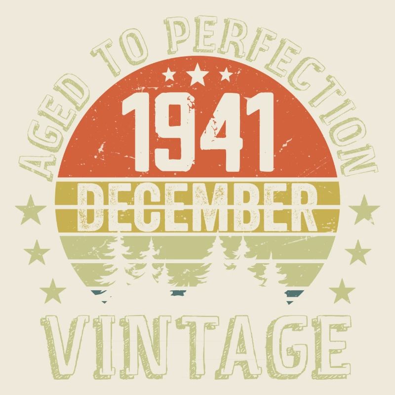 Retro Geburtstagsgeschenk - Geboren im Dezember 1941