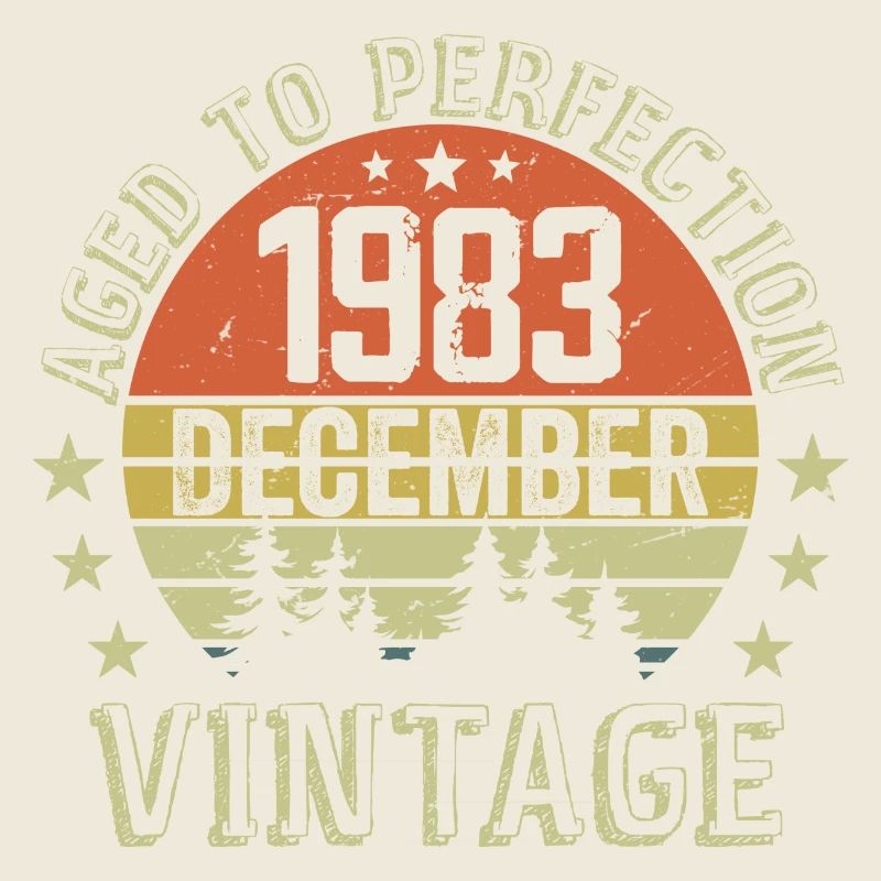Retro Birthday Gift - Born In December 1983