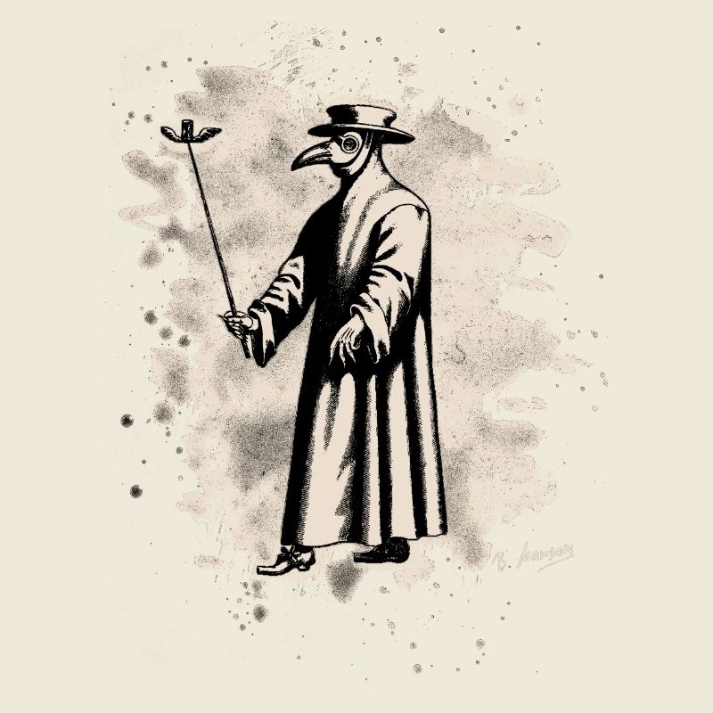 Dr. Schnabel – Pestarzt - bleached white