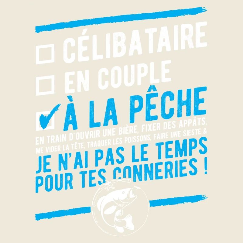 "Célibataire en couple à la pêche"
